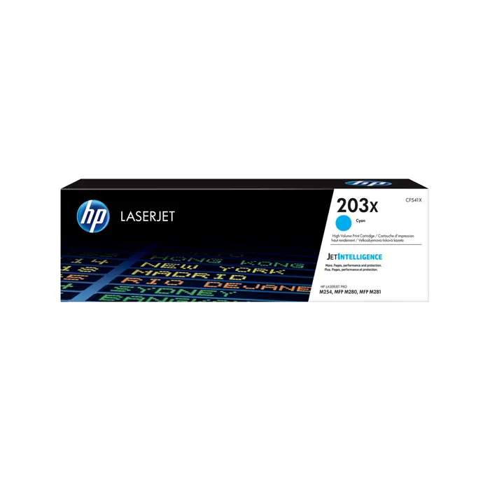 HP 203X High Yield Cyan Original LaserJet Toner Cartridge