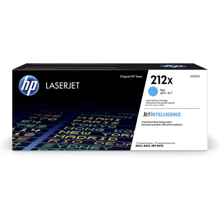 HP 212X Toner Cyan W2121X