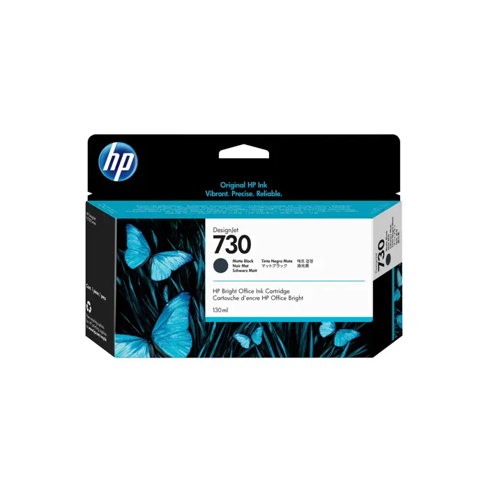 HP 730 130-ml Matte Black DesignJet Ink Cartridge