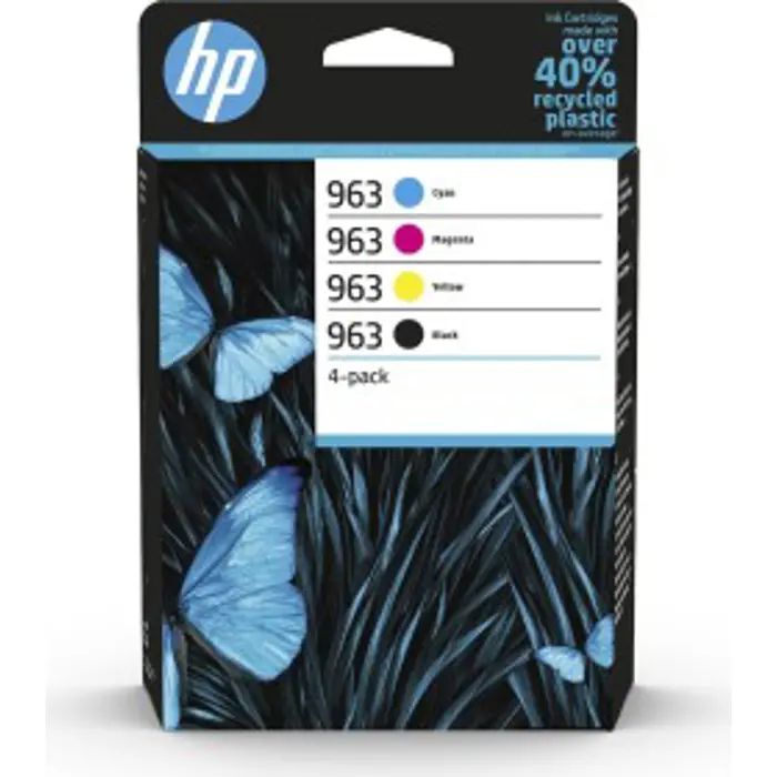 HP #963 4-Pack C/M/Y/BK 6ZC70AE