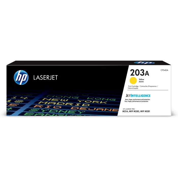 HP Cartridge 203A HP203A HP 203A Yellow (CF542A)