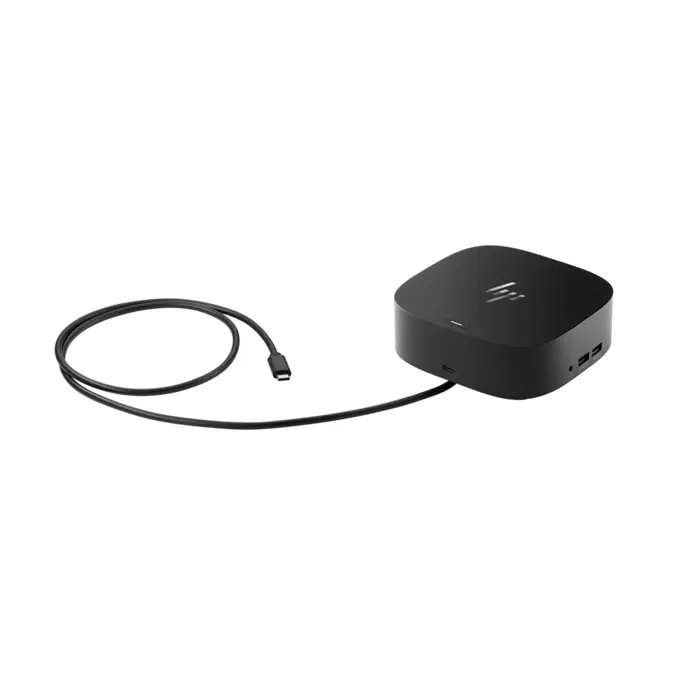 HP Dock G5 Essential; USB-C cable + 120W adaptér;2x USB-C, 1x ThunderBolt 3, 4x USB 3.0, 2x DisplayPort, 1x HDMI, 1x RJ45, 1x Jack 3.5mm - Premium Obnovljeno