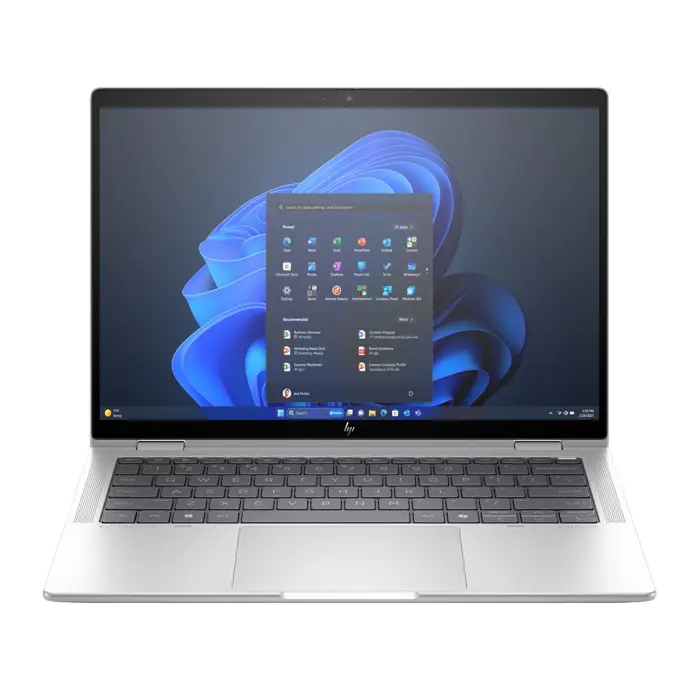 HP Elite x360 1040 14 inch G11 2-in-1 Notebook PC Intel Core Ultra 7 155H Hybrid (2-in-1) 35.6 cm (14") Touchscreen WUXGA 16 GB LPDDR5x-SDRAM 512 GB SSD Wi-Fi 6E (802.11ax) Windows 11 Pro Silver