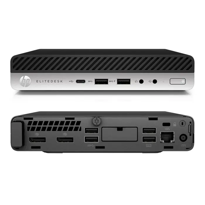 HP EliteDesk 800 G5 DM; Core i5 8500T 2.1GHz/8GB RAM/256GB SSD PCIe;Intel UHD Graphics/Win 11 Pro 64-bit