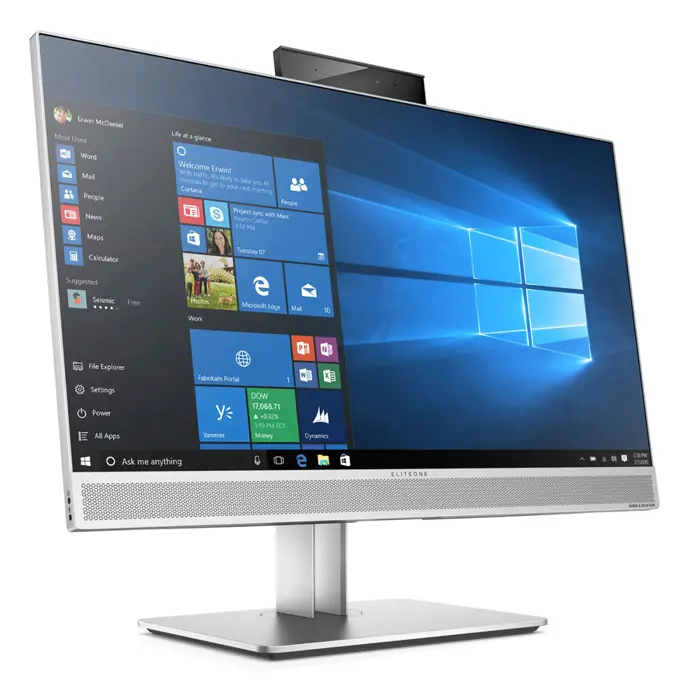 HP EliteOne 800 G3 AiO; Core i5 7500 3.4GHz/8GB RAM/256GB SSD;DVD-RW/webcam/cardreader/23.8"(1920x1080)/Win 10 Pro 64-bit/Height Adjustable - Premium Obnovljeno