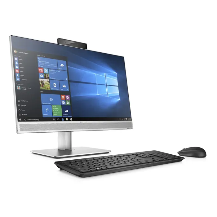 HP EliteOne 800 G5 AiO; Core i5 9500 3.0GHz/8GB RAM/256GB SSD PCIe;DVD-RW/NOcam/cardreader/23.8"(1920x1080)/Win 11 Pro 64-bit/Height Adjustable - Premium Obnovljeno
