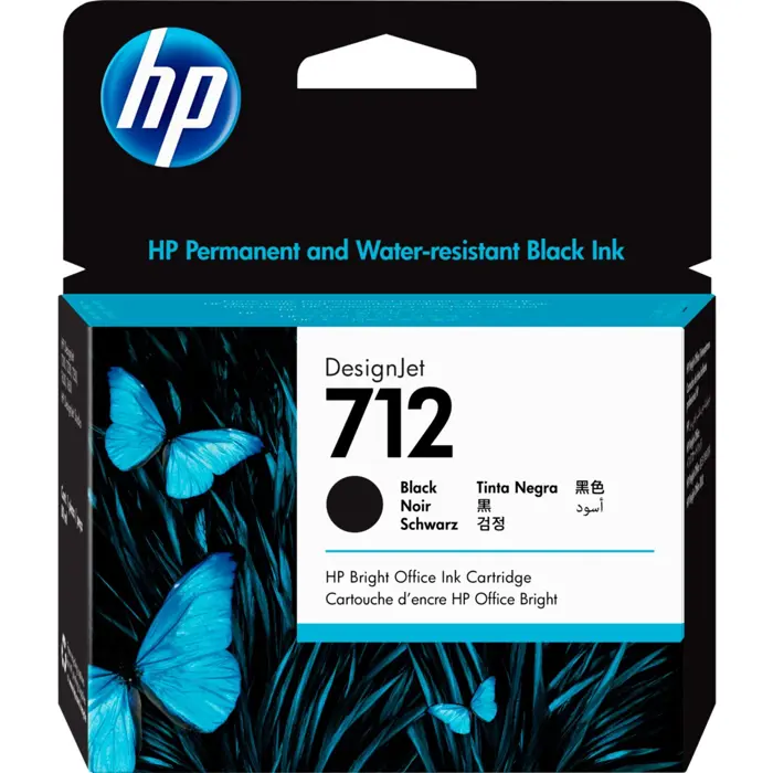 HP Ink Black No. 712 (3ED71A)