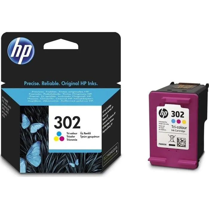HP Ink Tri-color No. 302 F6U65AE