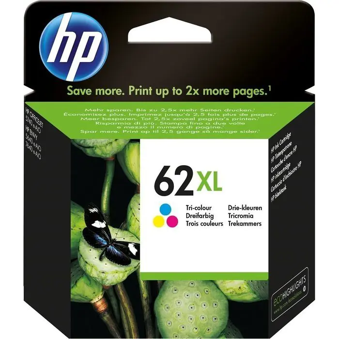 HP No.62XL ink colored C2P07AE