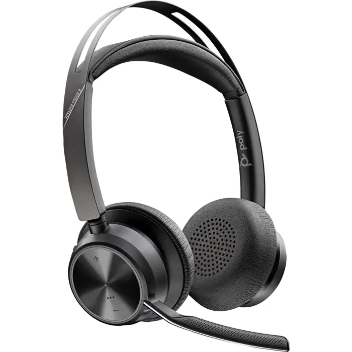 HP Poly Voyager Focus 2, headset (black, stereo, USB-A, Bluetooth)