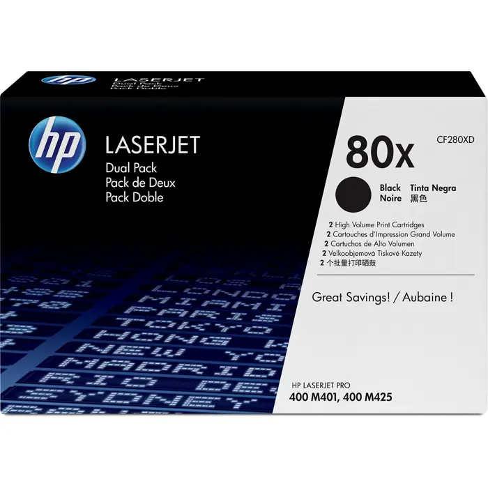 HP Toner Twinpack black CF280XD
