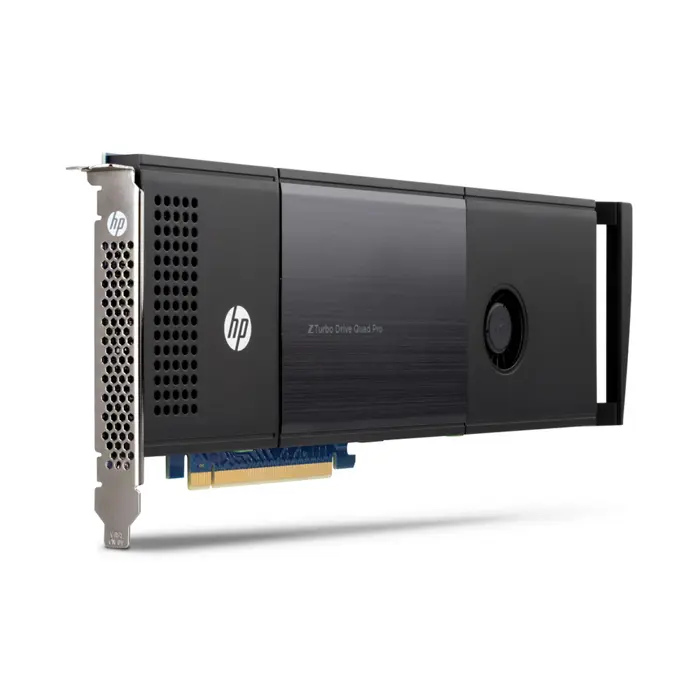 HP Z Turbo Drive Quad Pro Card; 4x M.2 PCIe SSD modules;USED