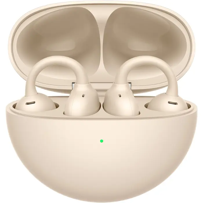 Huawei FreeClip, headphones (beige, Bluetooth, USB-C)