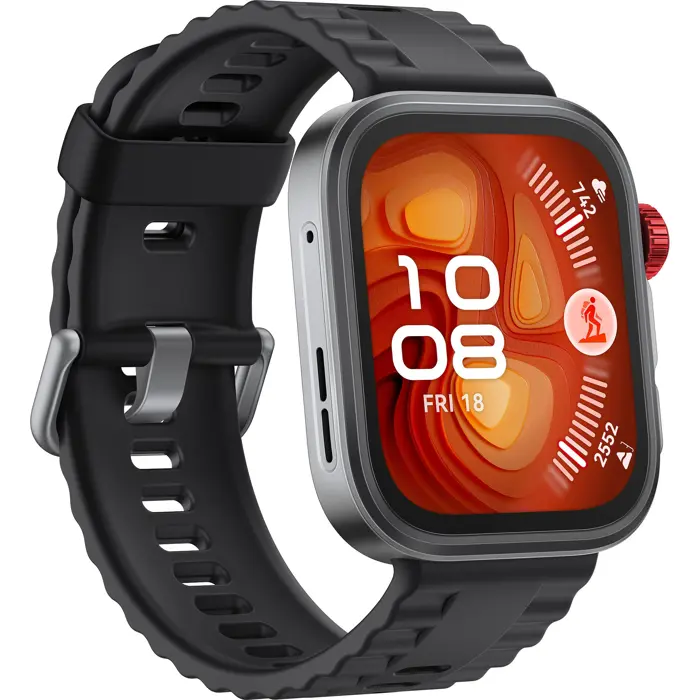 Huawei Watch Fit 4 Pro (Seiya-B29F), Smartwatch black, black fluoroelastomer strap