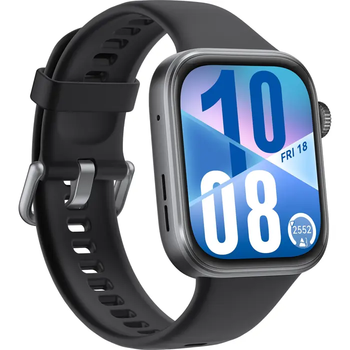 Huawei Watch Fit 4 (Seiya-B19F), Smartwatch black, black fluoroelastomer strap