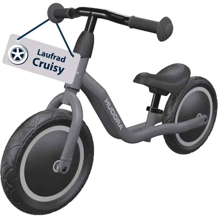 HUDORA balance bike Cruisy 10" grey
