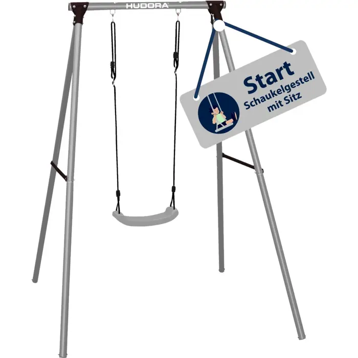 HUDORA Start swing frame grey/turquoise