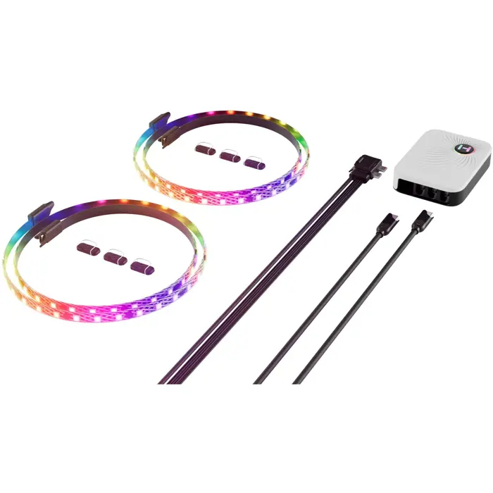 HYTE LS30 qRGB LED Strip 3-Pack + Nexus Portal, LED Strip