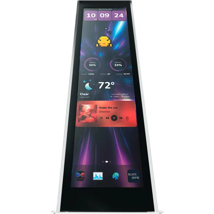 HYTE Y70 Touch Display Upgrade (black, 14.5-inch touchscreen)