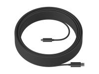 Kabel Logitech Strong Cable USB, USB 3.2, 25m, grafit - 939-001802