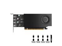 Grafična kartica NVIDIA RTX A1000, 8GB GDDR6, PCIe 4.0 x8, 4x mDP-DP, Low Profile, PNY - VCNRTXA1000-PB