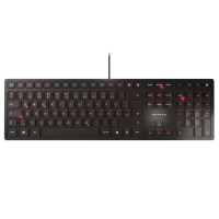 Tipkovnica Cherry KC 6000 Slim, črna, USB, UK SLO g. - JK-1600GB-2