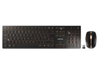 Tipkovnica in miška Cherry DW 9100 SLIM, Bluetooth, črna, USB, UK SLO g. - JD-9100GB-2