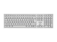 Tipkovnica Cherry KW 9100 Slim for Mac, srebrna, USB-C, UK-SLO g. - JK-9110GB-1