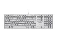 Tipkovnica Cherry KC 6000C Slim for Mac, srebrna, USB-C, UK-SLO g. - JK-1620GB-1