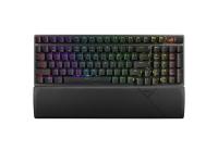 Tipkovnica ASUS ROG Strix Scope II 96 Wireless, ROG NX Snow, PBT, RGB, USB, US - 90MP037A-BKUA01