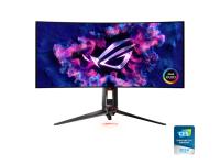 Monitor 34" (87 cm) WQHD OLED 240Hz, ukrivljen, HDR10, HDMI, DisplayPort, USB-C DP Alt, SPDIF, ASUS ROG Swift PG34WCDM - 90LM09L0-B01A70