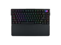 Tipkovnica ASUS ROG Azoth Extreme Wireless, ROG NX Red, PBT, OLED, RGB, USB, BT, US - 90MP03MA-BKUA01