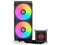 Komplet za tekočinsko hlajenje AIO Liquid Cooler Lian Li GALAHAD II LCD 280, ARGB, črn - GA2ALCD28B