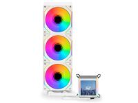 Komplet za tekočinsko hlajenje AIO Liquid Cooler Lian Li GALAHAD II LCD 360 SL-Infinity, ARGB, bel - GA2ALCD36INW