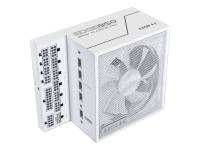 Napajalnik ATX Lian Li EDGE 850W, 80 PLUS Platinum, 12VHPWR, Modularni, bel - EG0850 WHITE