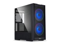 Računalniško ohišje Lian Li LANCOOL 206 Midi-Tower, ATX, ARGB, kaljeno steklo, črno - LANCOOL 206RX