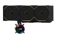 Komplet za tekočinsko hlajenje AIO Liquid Cooler Lian Li HydroShift II LCD-C 360TL, črn - GHS2LCD36TB