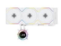 Komplet za tekočinsko hlajenje AIO Liquid Cooler Lian Li HydroShift II LCD-C 360TL, bel - GHS2LCD36TW