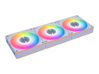 Ventilator za ohišje Lian Li UNI FAN CL Wireless 120 ARGB PWM 120mm, 3 Pack + kontroler, bel - 12CL1W3W