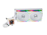 Komplet za tekočinsko hlajenje AIO Liquid Cooler Lian Li GALAHAD II LCD 280 TL Wireless, ARGB, bel - GA2ALCD28TLW