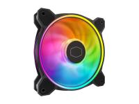 Ventilator za ohišje Cooler Master MasterFan MF120 Halo2 ARGB PWM 120mm, črn - MFL-B2DN-21NP2-R2