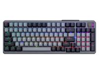 Tipkovnica Cooler Master MK770 Wireless, BT, Kailh Box V2 Red, PBT, RGB, siva, US - MK-770-GKKR1-US