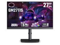 Monitor 27" (69 cm) WQHD, IPS 180Hz HDR400, 2xHDMI, DisplayPort, 2xUSB, zvočniki, Cooler Master GM2711S - CMI-GM2711S-EK