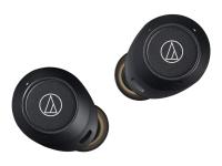 Slušalke Audio-Technica ATH-CKS30TW+ True Wireless In-Ear, črne - ATH-CKS30TW+BK