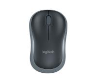 Miška Logitech M185 Wireless, nano, optična, siva - 910-002238