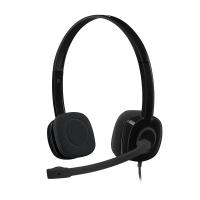 Slušalke Logitech H151, črne, stereo - 981-000589