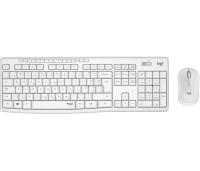 Tipkovnica in miška Logitech MK295 Silent Wireless Combo, bela, SLO g. - 920-009824