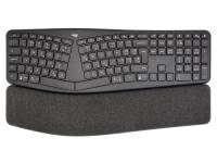 Tipkovnica Logitech ERGO K860, grafitna barva, SLO g. - 920-010108