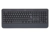 Tipkovnica Logitech K650 Signature, Wireless, USB, grafitna, SLO g. - 920-010945