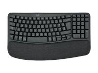 Tipkovnica Logitech Wave Keys Wireless, grafitna, SLO g. - 920-012304